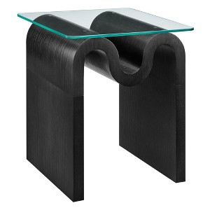 Modway Ondine Glass Top Side Table - 1 of 3