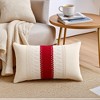 REGALWOVEN Sofa Living Room Boho Farmhouse Decor Geometry Weave Throw Pillow Covers 2 Pcs - 2 of 4