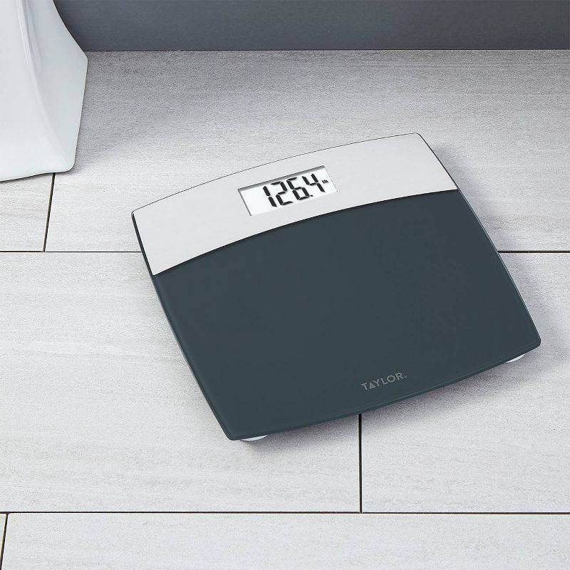 Glass Digital Scale with Brushed Stainless Steel - Taylor, 4 of 8