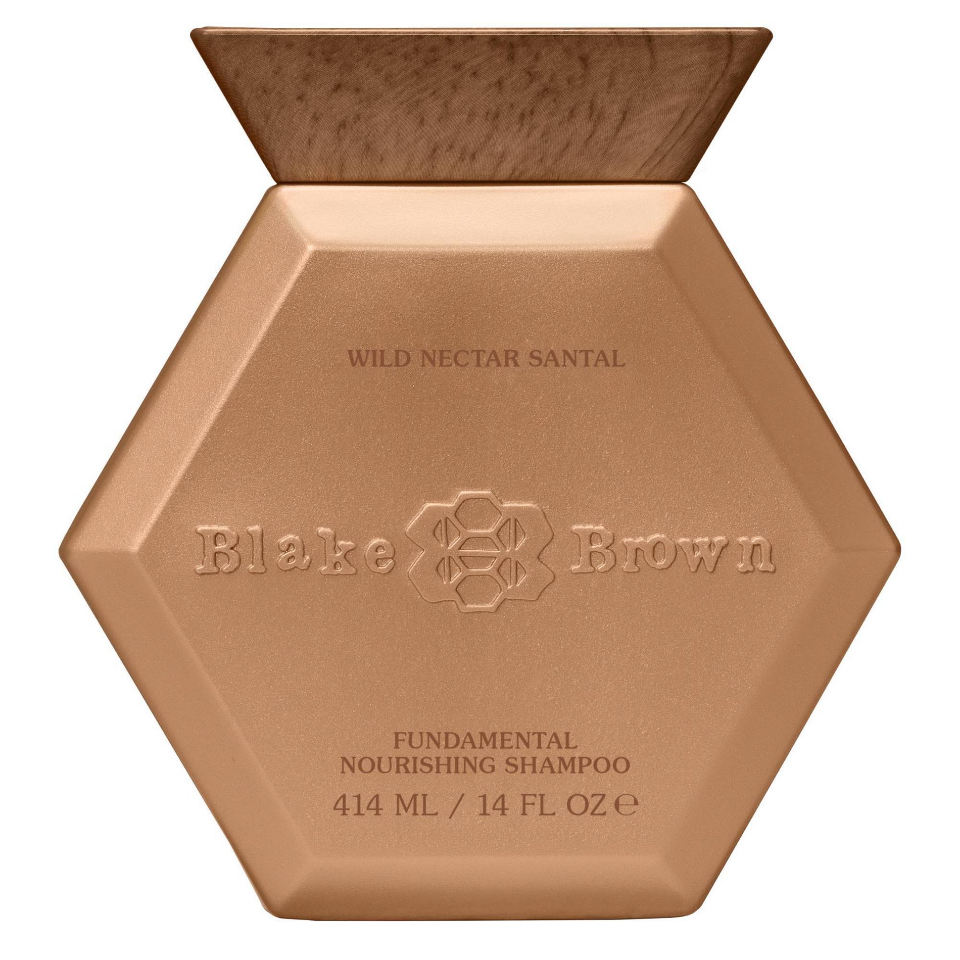 Blake Brown Fundamental Nourishing Shampoo - Wild Nectar Santal - Woody Floral Fragrance - 14 fl oz