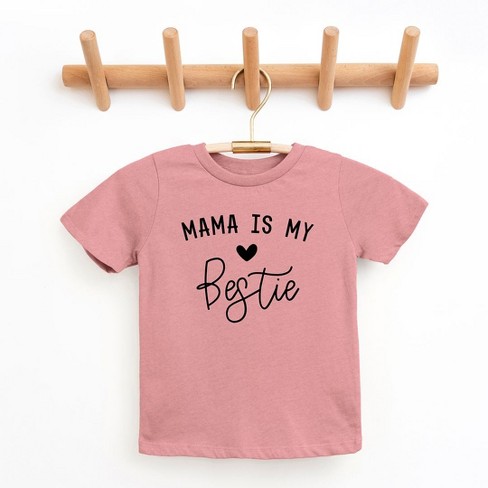 The Juniper Shop Mama Is My Bestie Toddler Short Sleeve Tee - 5t ...