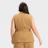 Women's Tie-Front Long Line Vest - A New Day™ - 2 of 3