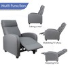 LACOO Faux Leather Recliner Chair Padded Club Chair for Home Theater - 3 of 4
