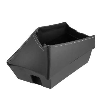 Unique Bargains Car Center Armrest ABS Storage Box Container Tray for BMW X1 F48 X2 F47 Black 9.84"x6.30"x6.30"