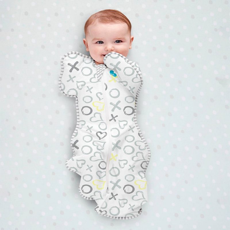 Love To Dream Swaddle UP Silky-Lux Swaddle Wrap - Kisses, 3 of 8