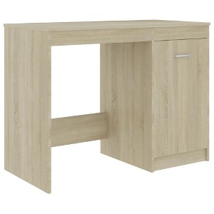 vidaXL Desk Sonoma Oak 39.4"x19.7"x29.9" Engineered Wood - 1 of 1
