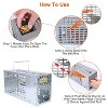 iMountek"Humane Live Mouse Trap - Reusable Metal Rodent Cage for Safe Catch & Release, Pet & Child Safe"Silver - 3 of 4