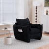 Dolonm Sharp-Angle Chair Chenille Modern Accent Seat, Ergonomic Design Easy Assembly for Living Room Bedroom Office - 4 of 4