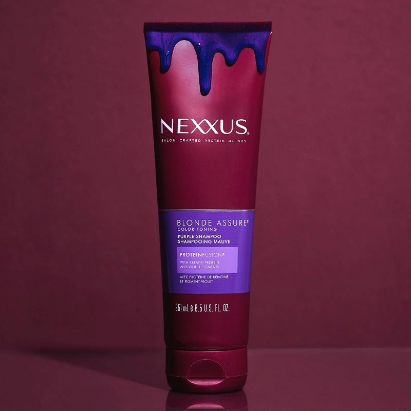 Nexxus Blonde Assure Purple Shampoo Color Care Shampoo for Blonde Hair - 8.5 fl oz, 6 of 8