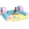 Kinder King Climb and Crawl Activity Play Set, Soft Foam Block for Climbing, Crawling and Sliding, 10-Piece - 2 of 4