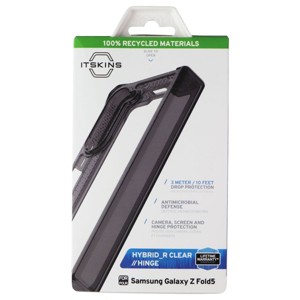 ITSKINS Hybrid_R Hinge Clear Case for Samsung Galaxy Z Fold5 - Smoke - 1 of 1