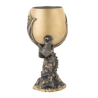Royal Selangor Hand Finished Game of Thrones Collection Pewter Limited Edition Gilt Drogon Goblet Gift