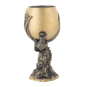 Royal Selangor Hand Finished Game of Thrones Collection Pewter Limited Edition Gilt Drogon Goblet Gift - 1 of 4