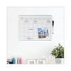 U Brands Magnetic Dry Erase Monthly Calendar, 14 x 11.66, White Surface, White Plastic Frame - 4 of 4