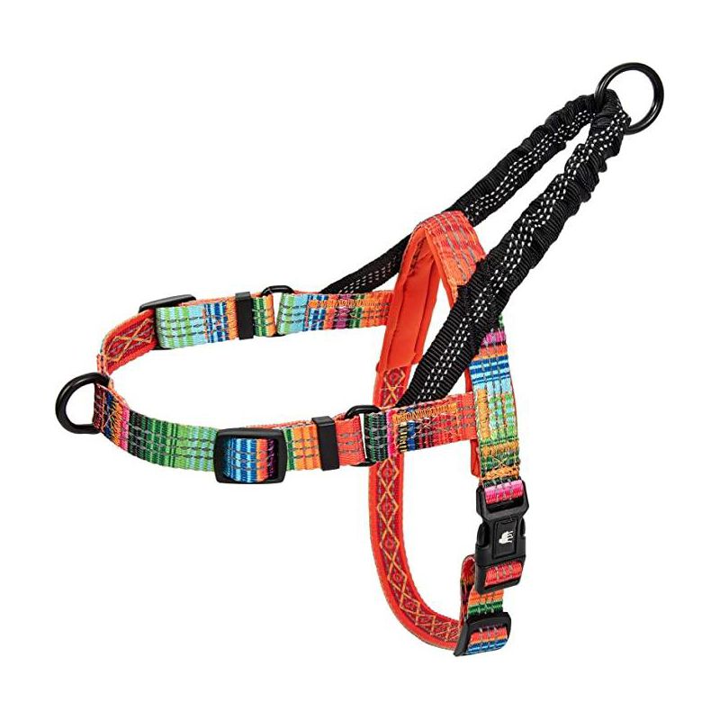 Leashboss No Pull Dog Harness for Walking, with Bungee Handle, Rear and Front Clip Attachment, 1 of 5