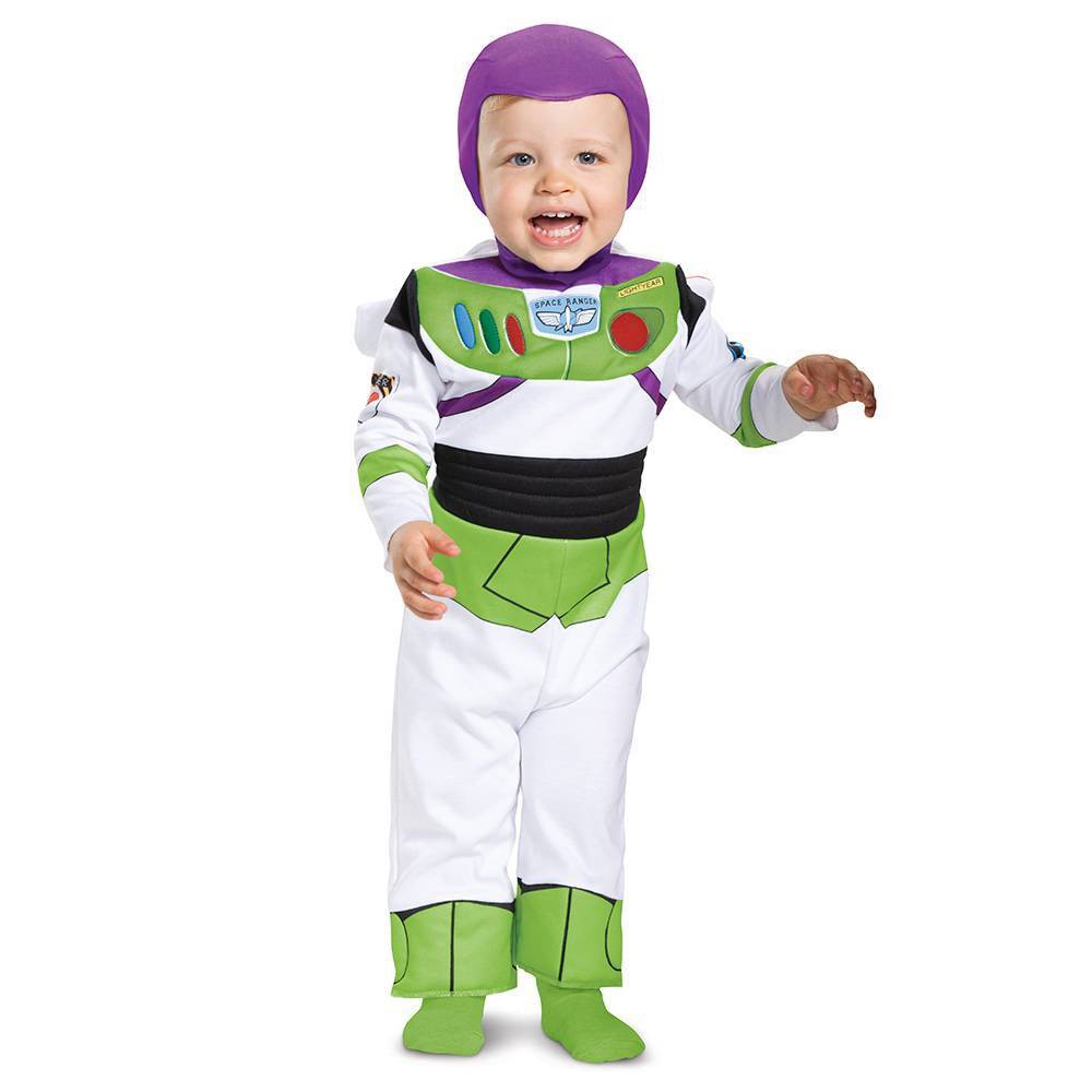 Halloween Toddler Disney Toy Story Buzz Lightyear Deluxe Halloween Costume Jumpsuit 2T