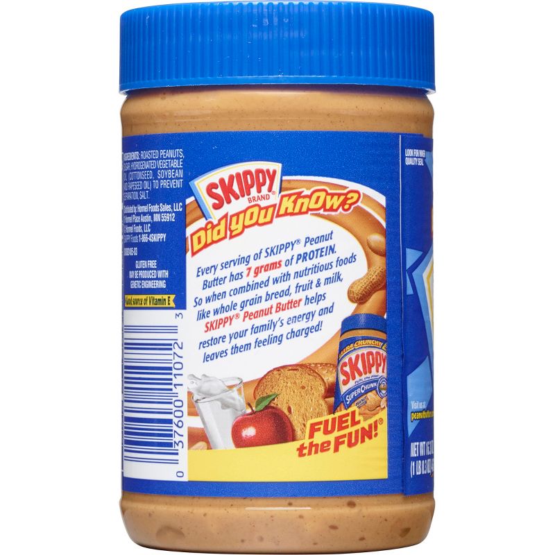 Skippy Chunky Peanut Butter - 16.3oz, 3 of 16