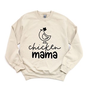 Simply Sage Market Women's Graphic Sweatshirt Chicken Mama - 1 of 4