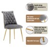Clihome Velvet Dining Chairs Set of 2 - 4 of 4