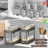 LunaLulinlk 3 Packs Pull Out Spice Rack Organizer for Cabinet, Slide Out Spice Racks Organizer, Each Tier Hold 10 Spice Jars - 2 Tier - 4 of 4