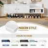 KTMBDW Modern Shoe Storage Bench with Hidden Storage and Upholstered Cushions for Bedside, Living Room and Entryway, Office - 4 of 4