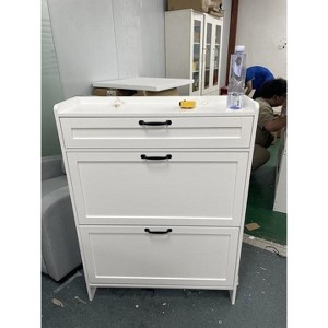 Shoe Cabinet with 2 Doors and 1 Drawer - 1 of 1
