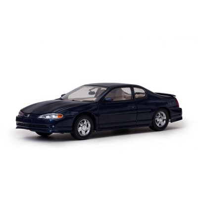 2000 Chevrolet Monte Carlo SS Navy Blue 1/18 Diecast Model Car by Sunstar