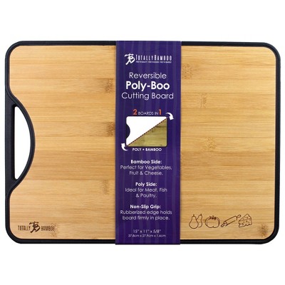 Totally Bamboo 2-in-1 Bamboo Cutting Board 15"