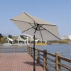 CAVINAS 9 Ft Patio Umbrella with Crank,Outdoor Umbrella with Carry Bag for Garden and Yard,No Base - 2 of 4