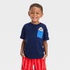 Toddler Boys' Americana Pocket 4th Of July Party in the USA Set - Cat & Jack™ Navy Blue - 3 of 4