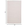 Colonial Mills Ticking Stripe Rect Braided Rug, Canvas 5'x8', Rectangle Shape - 2 of 2