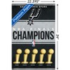Trends International NBA San Antonio Spurs - Champions 23 Unframed Wall Poster Prints - 3 of 4