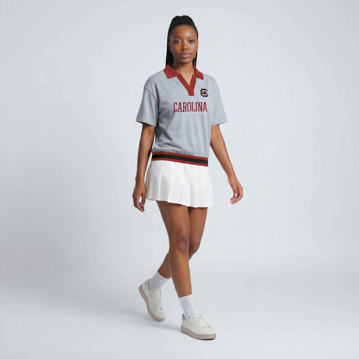 NCAA South Carolina Gamecocks Champion Women's Collard T-Shirt