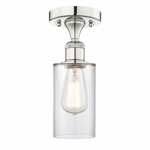 Clymer - 1 Light Semi-Flush Mount In Art Deco Style-9.63 Inches Tall and 3.88 Inches Wide - 1 of 1
