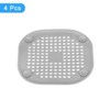 Unique Bargains Square Anti-Slip Bathroom with Suction Cups Drain Protector - 3 of 4