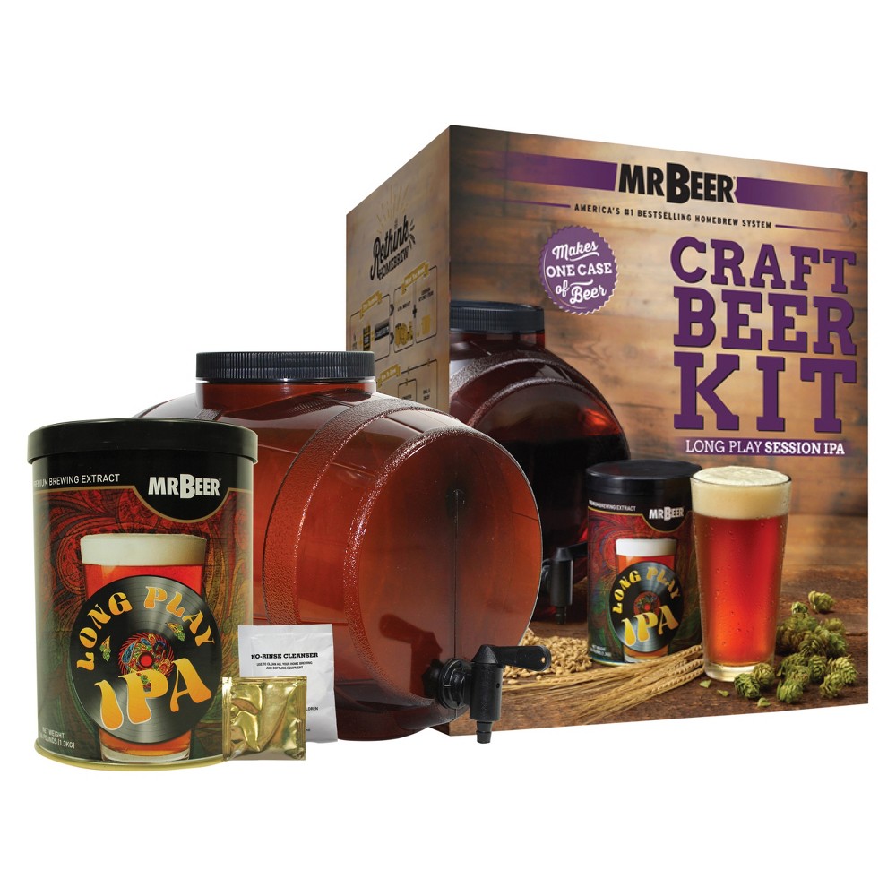 Photos - Barware Mr. Beer Long Play IPA Craft Beer Making Kit