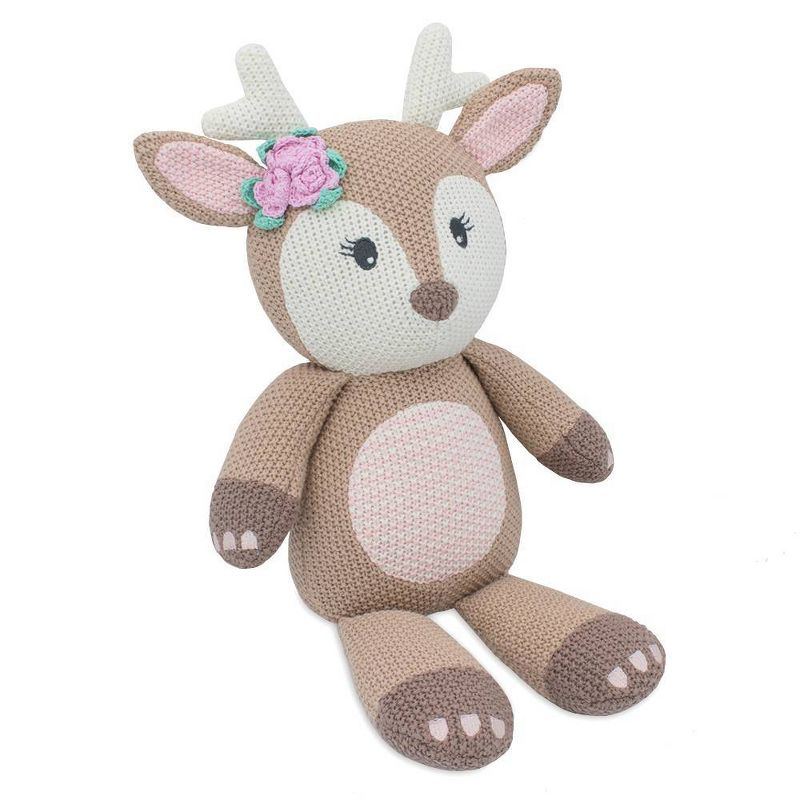 Living Textiles Baby Stuffed Animal - Fiora Fawn, 1 of 5