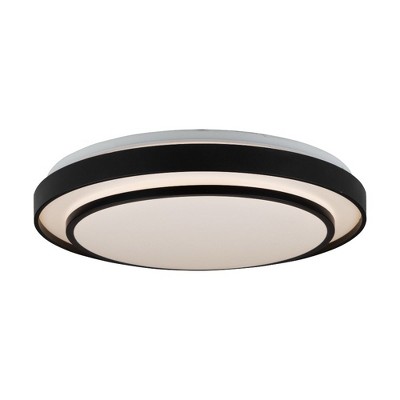 Artcraft Lighting Aziza 1 - Light Flush Mount in  Black
