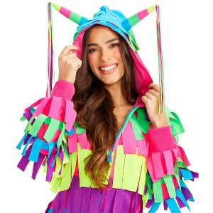 Tipsy Elves Women's Pinata Halloween Costume Dress - Cute Rainbow Costume Dress for Halloween - 1 of 4