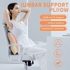 Coverado Leather Lumbar Support Pillow for Office Chair, Cars, Sofa with Detachable Memory Foam Back Support Pillow - 2 of 4