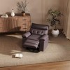 Recliner Chair, PU Leather Electric Reclining Sofa with Massage for Adults, 270° Swivel Home Theater Seating - 4 of 4