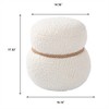 OUTSUPPLY Snowman Stool, Footstool, Playful Accent Seat for Living Room, Nursery & Kids Room - 2 of 4