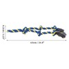 Unique Bargains Knots Shape Dog Chew Rope Rose Blue Yellow 1 Pc - 2 of 4