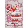 My Melody X Strawberry Shortcake Sharing Giant Strawberry Women's Pink Tie-Dye Crew Neck Short Sleeve T-shirt - 3 of 3