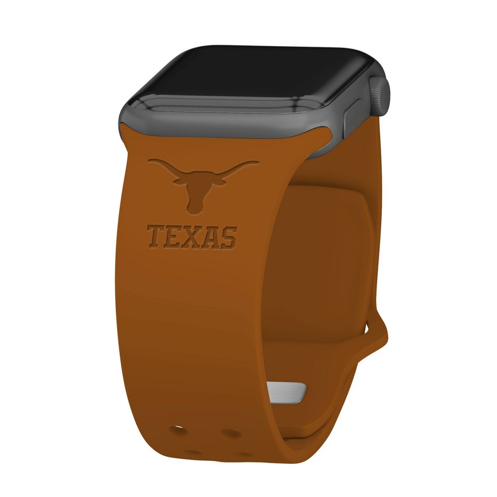 Photos - Smartwatches NCAA Texas Longhorns Wordmark Engraved Apple Watch Band - 38/40/41mm