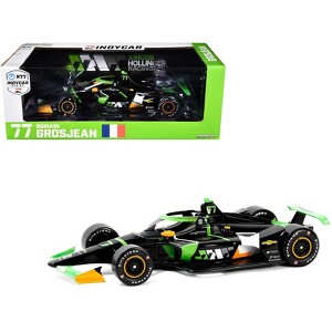 Dallara IndyCar #77 "DNS Filter" Juncos Hollinger Racing "NTT IndyCar Series" (2024) 1/18 Diecast Model Car by Greenlight - 1 of 3