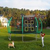 HFYee 1214/8*14FT Round Jump Trampoline Enclosure & Ladder for Backyard Fitness for Ages 8+ - 4 of 4