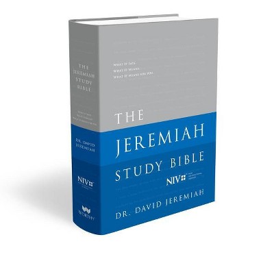 The Jeremiah Study Bible-NIV - Large Print by  David Jeremiah (Hardcover)