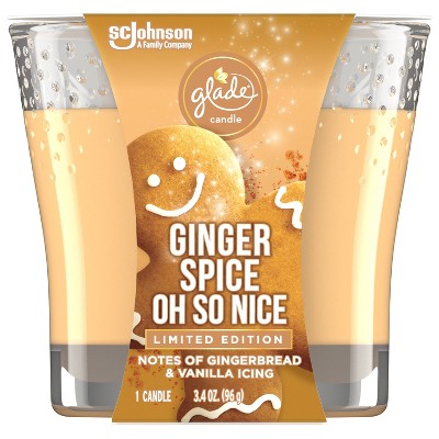 Glade Candle - Ginger Spice Oh So Nice - 3.4oz