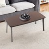 YIYIBYUS Folding Floor Table, Portable Coffee Table for Sitting on The Floor - 2 of 4